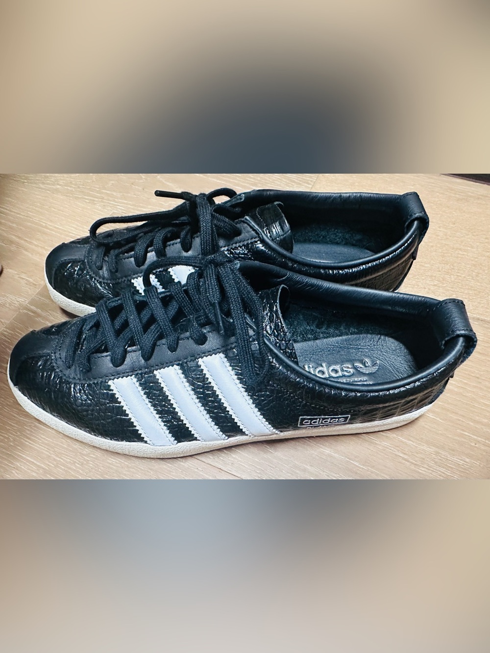 adidas Black and White Low-Top Sneakers
